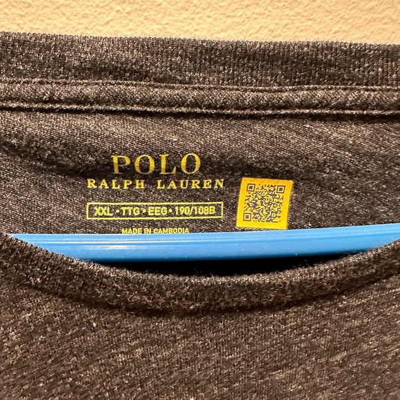 Ralph Lauren T-Shirt - Gray - XXL - Picture 2 of 3